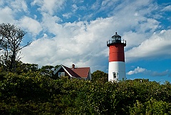 Nauset Lighthouse on Cape Cod in Massachusetts